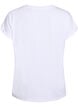 Loose t-skjorte med rund hals, Hvit, Packshot image number 1