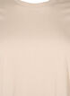 Basic T-skjorte i bomull med rund hals, Beige, Packshot image number 2