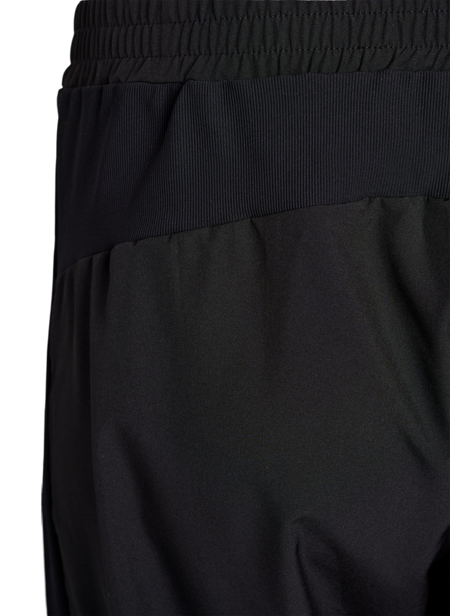ZizziLett treningsbukse med lommer, Svart, Packshot image number 3