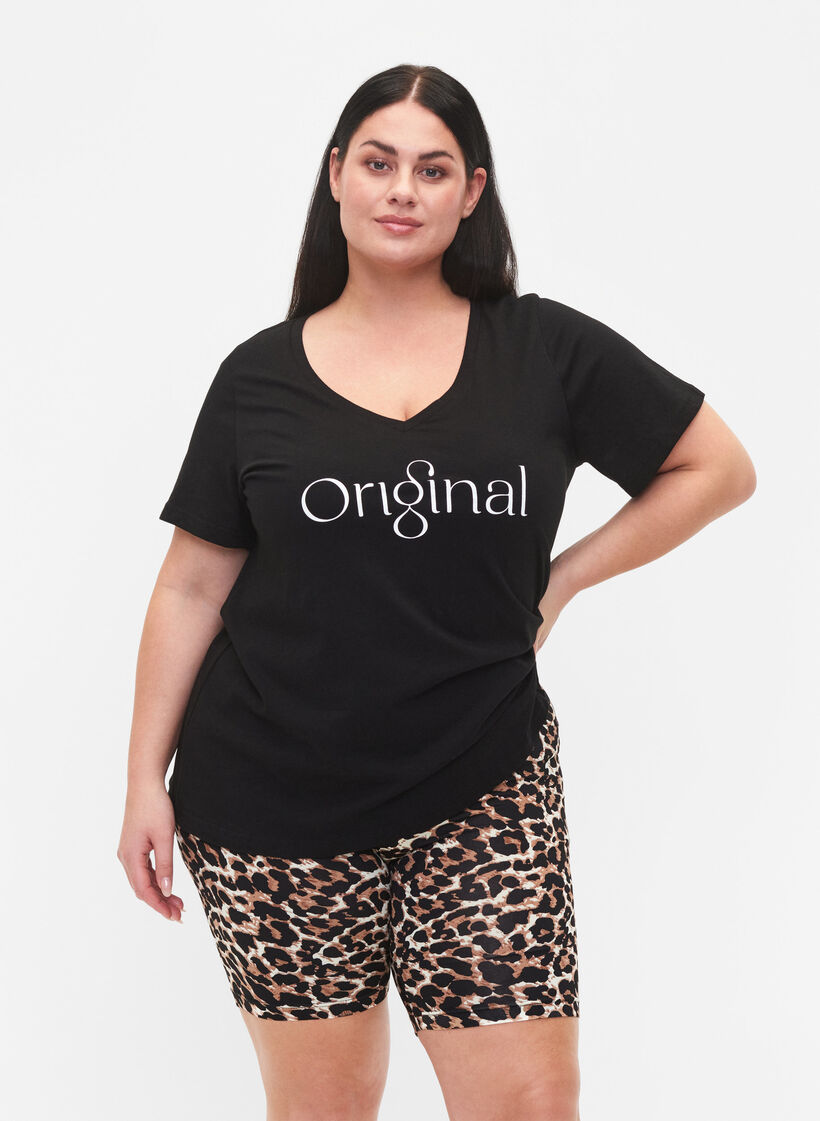 Sykkelshorts 2 stk., Svart, Model image number 0