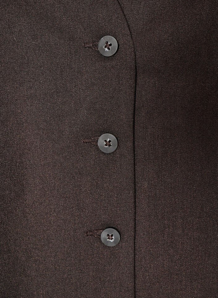 Vest med knappelukking, Brun, Packshot image number 2