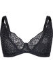 Full dekning BH med rhinestener, Black, Packshot image number 0