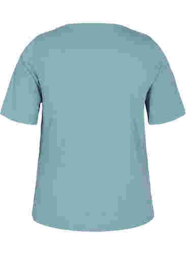 T-skjorte med knapper, Goblin Blue, Packshot image number 1