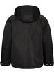 Polstret parkas med avtakbar hette, Svart, Packshot image number 1