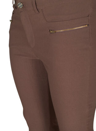 Cropped bukser med glidelåsdetaljer, Shopping Bag, Packshot image number 2