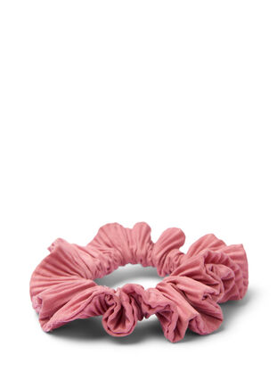Scrunchie med plissé, Rosa, Packshot image number 2