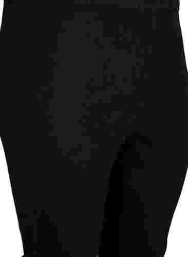 FLASH - Tettsittende jeggings med høyt liv, Black, Packshot image number 2