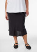 Viskoseskj&oslash;rt med elastisk midje, Svart, Model image number 2