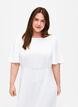 Festkjole i empiresnitt, Bright White, Model image number 2