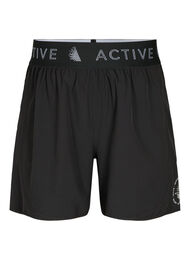 Treningsshorts med baklomme, Black