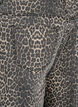 Leopardmønstret denim Bermudashorts, Brun, Packshot image number 3