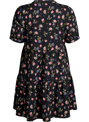 Zizzi FLASH - Kort A-linje kjole, Svart, Packshot image number 1