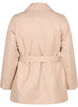 Kort trenchcoat med belte, Beige, Packshot image number 1