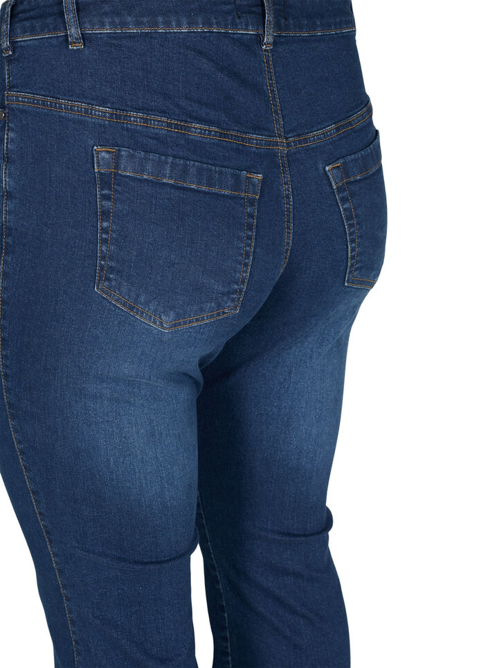 Ellen bootcut jeans med h&oslash;y midje, Bl&aring;, Packshot image number 3