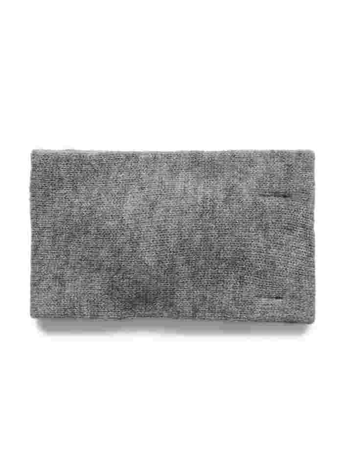 Strikket pannebånd, Medium Grey Melange, Packshot image number 1