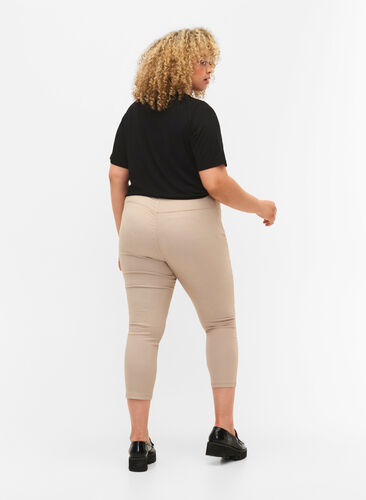 Tettsittende knickers i viskosemiks, Pure Cashmere, Model image number 1