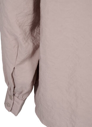 Zizzi Langermet skjorte i Tencel ™ Modal, Goat, Packshot image number 4