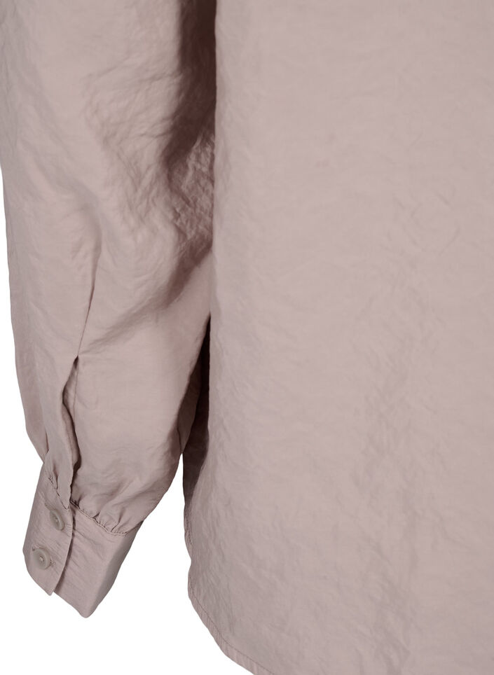Langermet skjorte i Tencel ™ Modal, Goat, Packshot image number 4