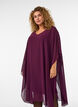 Kort chiffongkjole med V-hals, Lilla, Model image number 2