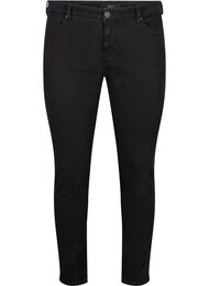 Emily jeans med vanlig liv og smal passform, Black