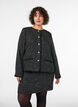 Kort boucl&eacute;-skj&oslash;rt, Svart, Model image number 0