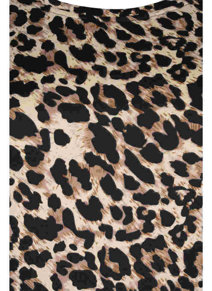 Langermet kjole i leopardmønster, Leo, Packshot image number 2