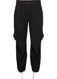 Joggebukser med cargolommer, Black
