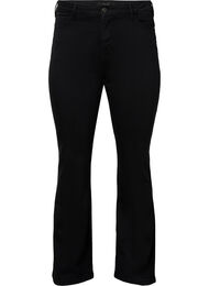 Ellen bootcut jeans med høyt liv, Black