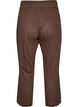 Pyjamasbukse i &oslash;kologisk bomull med hullbroderi, Brun, Packshot image number 1