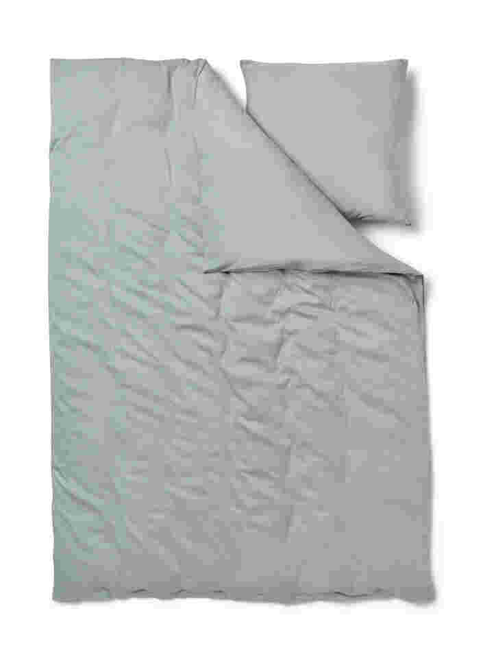 Ensfarget sengesett i bomull, Belgian Block, Packshot image number 1