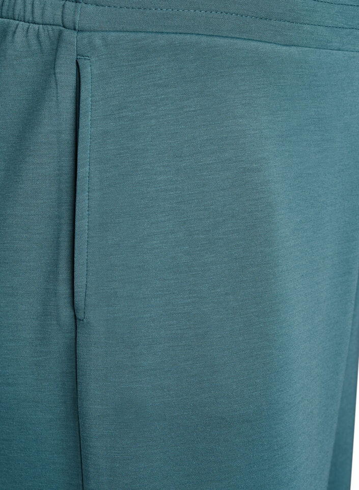 7/8 bukser i modal blanding med lommer, Grønn, Packshot image number 2