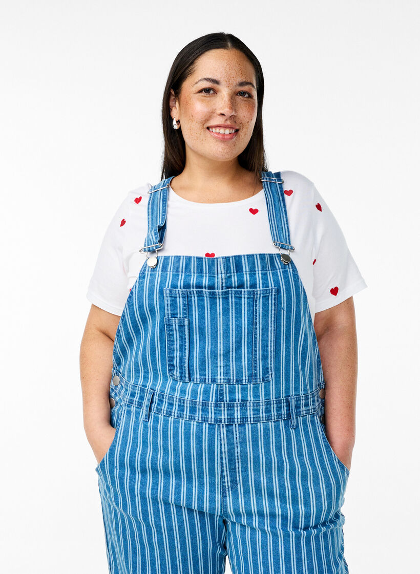 Denim snekkerbukse, L. B. D. Stripe, Model