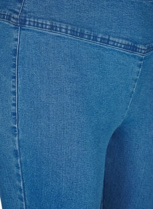 Zizzi Elastiske jeggings med høy midje, Blå, Packshot image number 2