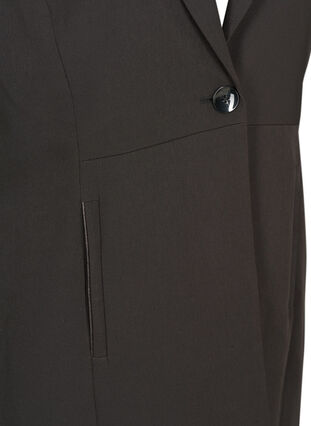 Klassisk vest med lommer, Black, Packshot image number 3