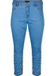 Smal passform Emily jeans med perler, Light Blue, Packshot image number 0