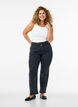 Regular fit Gemma jeans med høyt liv, Svart, Model image number 0