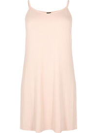 Ensfarget underkjole i viskose, Vanilje Ensfarget underkjole i viskose