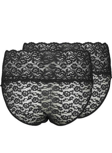 2 stk. blondetruser, Black, Packshot image number 1