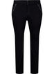 Super slim Amy jeans med sn&oslash;redetaljer, Black, Packshot image number 0