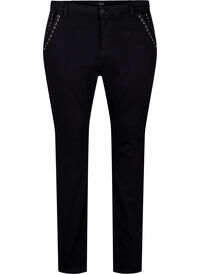 Super slim Amy jeans med snøredetaljer