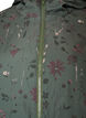 Polstret vinterjakke med blomstertrykk, Gr&oslash;nn, Packshot image number 2