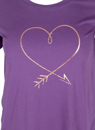 Kortermet t-skjorte med print, Majesty/R.G. Heart, Packshot image number 2