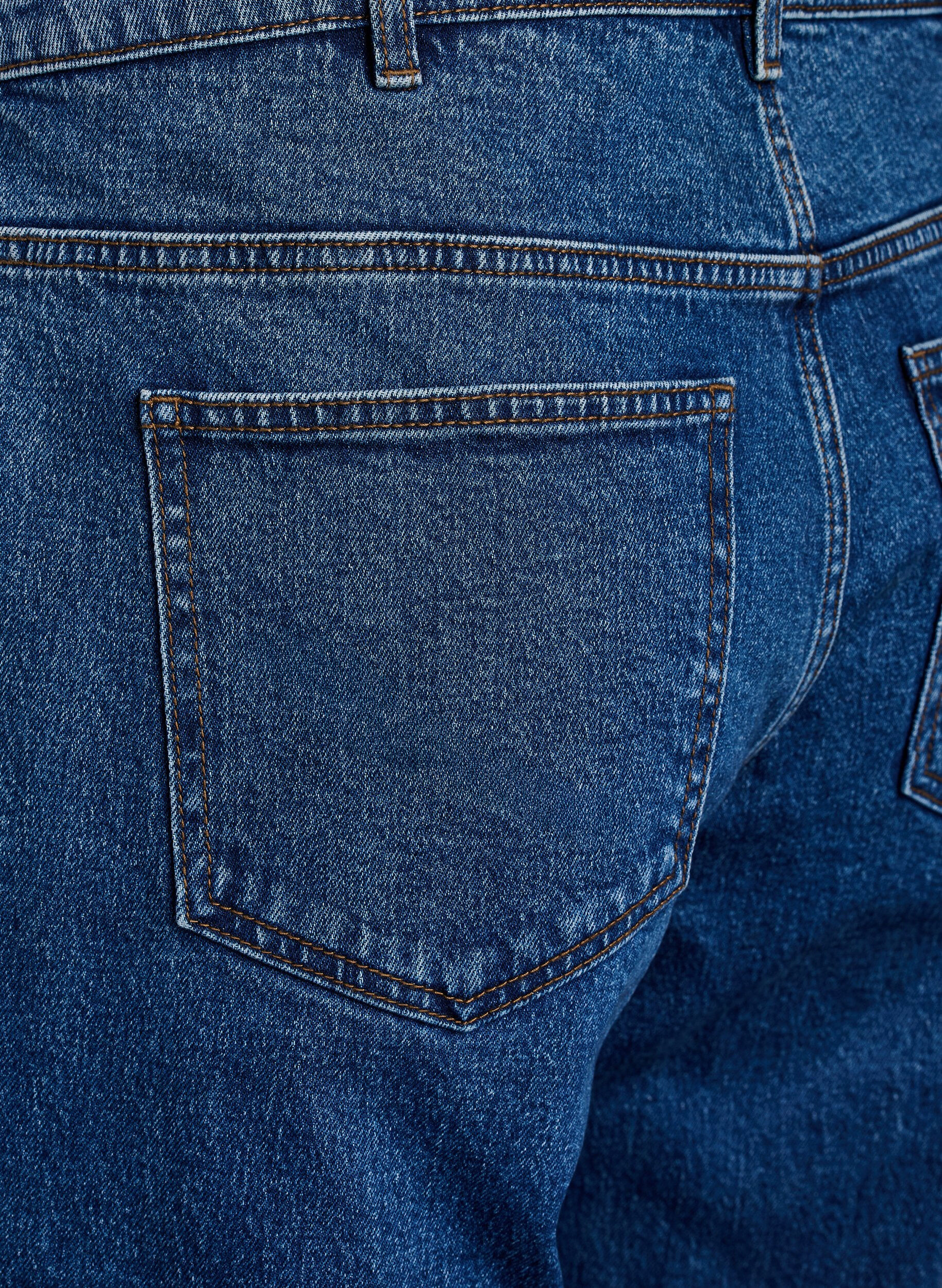 ZizziJeans med vide ben og h&oslash;y midje, Bl&aring;, Packshot image number 3