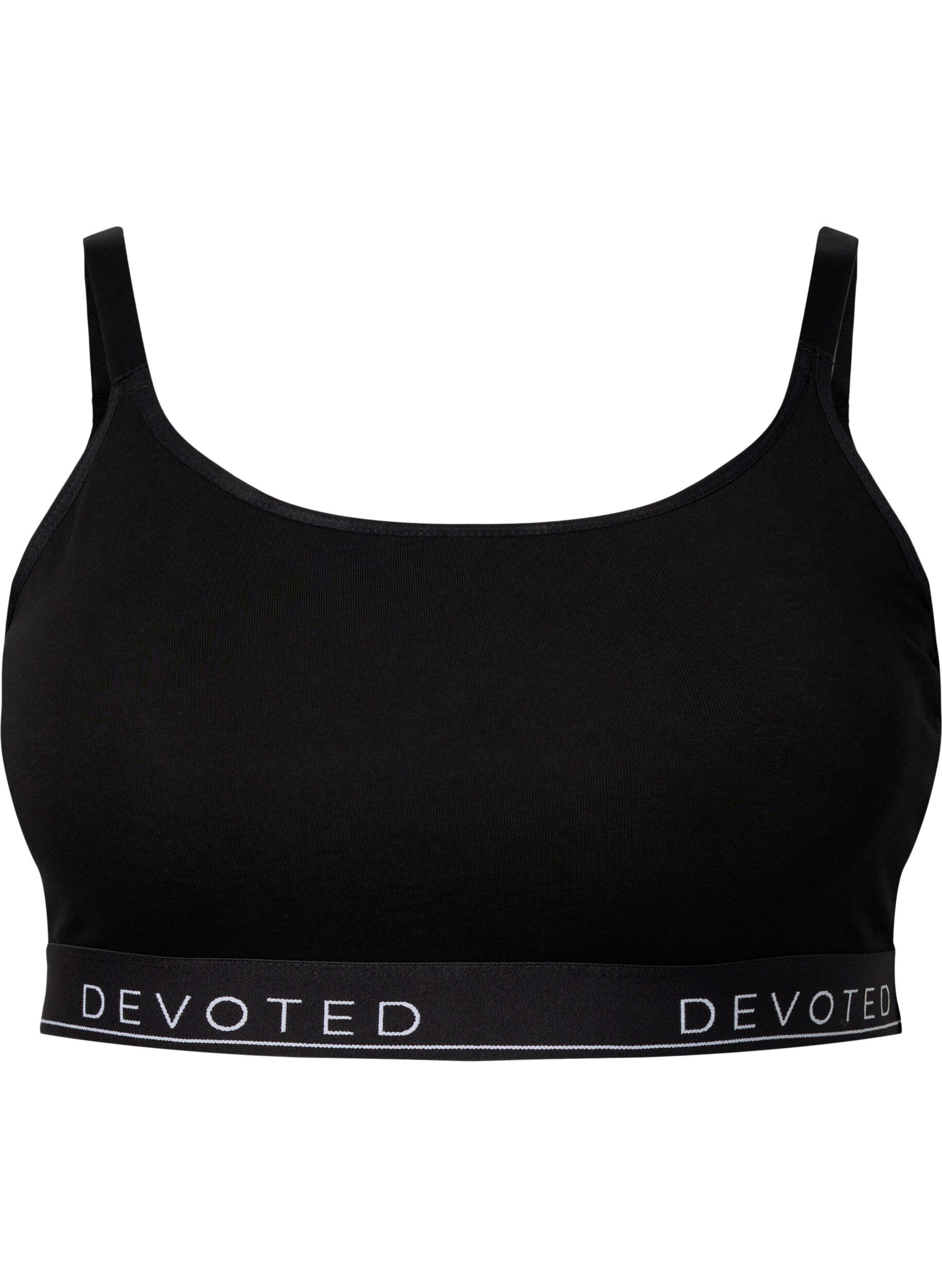 BH-topp i bomull med justerbare stropper