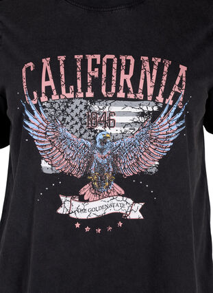 Økologisk bomullsskjorte med Eagle-motiv, Grey California, Packshot image number 2