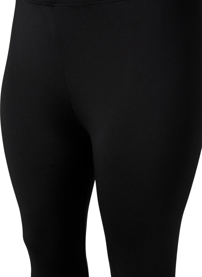 3/4-legging 2 stk., Black / LEO AOP, Packshot image number 2