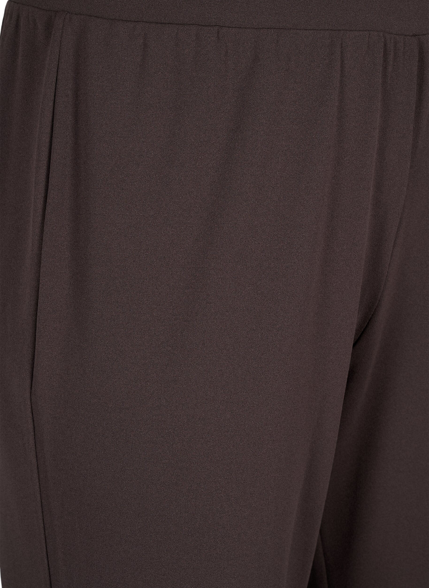 ZizziBukser med rett passform, Brun, Packshot image number 2