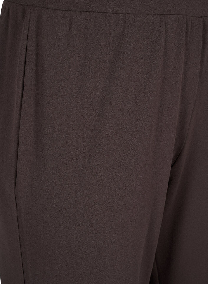 Bukser med rett passform, Brun, Packshot image number 2