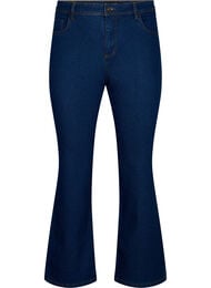 FLASH - Høytlivs jeans med bootcut, Blue denim