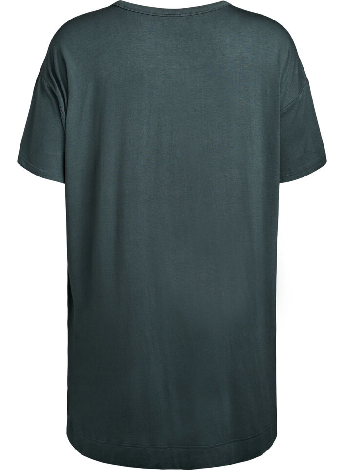 Kortermet nattkjole i viskose, Urban Chic, Packshot image number 1